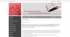 Desktop Screenshot of gottesdienstbuch.de