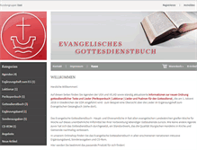 Tablet Screenshot of gottesdienstbuch.de
